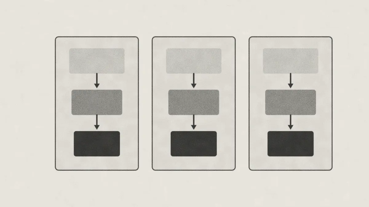 Diagram comparing three model-routing patterns: router, cascade and advisor