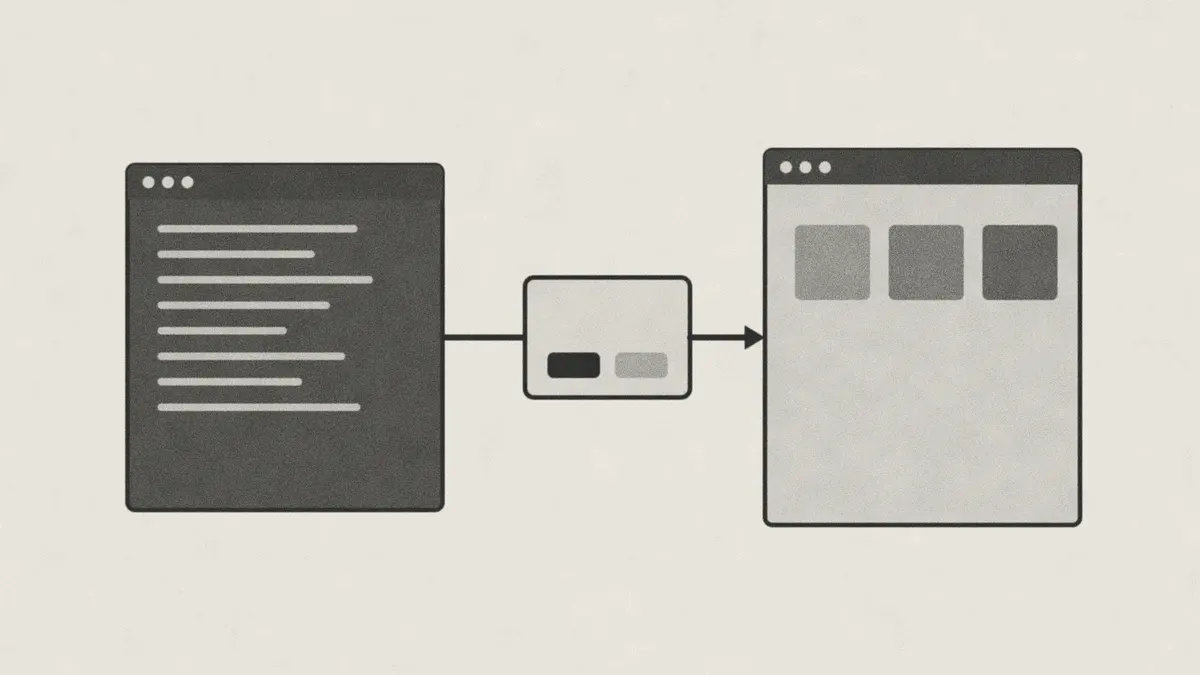Illustration of a terminal command enabling Copilot computer use, with an approval dialog leading to a desktop app being controlled